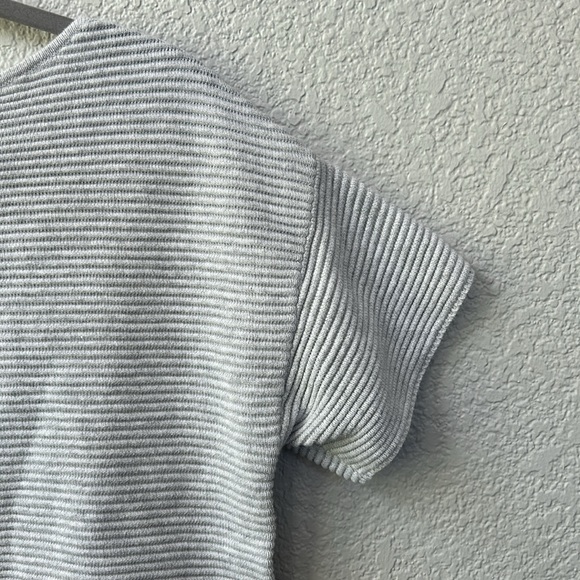 Tommy Bahama Bonita Ottoman Short-Sleeve Sweater in Gray - Picture 3 of 7